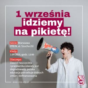 ZAPROSZENIE DO UDZIAŁU W PROTEŚCIE ZNP